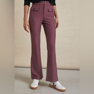 Anthropologie the essential FLARE slim flared pants